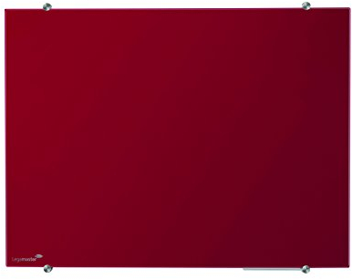 Legamaster Glasboard Colour 90x120 cm rot