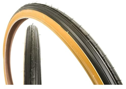 Kenda K40 Street Tire, 26 x 1-3/8 Wire Black/Yellow Skin