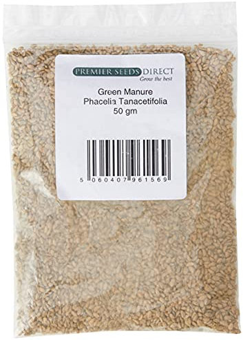 PREMIER SEEDS DIRECT - Green Manure - PHACELIA TANACETIFOLIA - 50 GRAM Seeds
