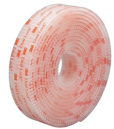 3M Dual Lock SJ 3560 - Cinta translúcida con gancho y bucle (25,4 mm x 2 m)