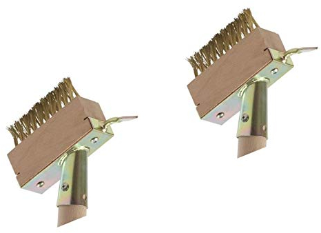 Neustanlo 2 Stück Fugenbürsten - Fugenkratzer - Fugenbesen mit Haken