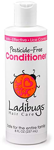 LADIBUGS Lice Prevent Conditioner 8oz | Natural, Essential Oils, Sulfate-free
