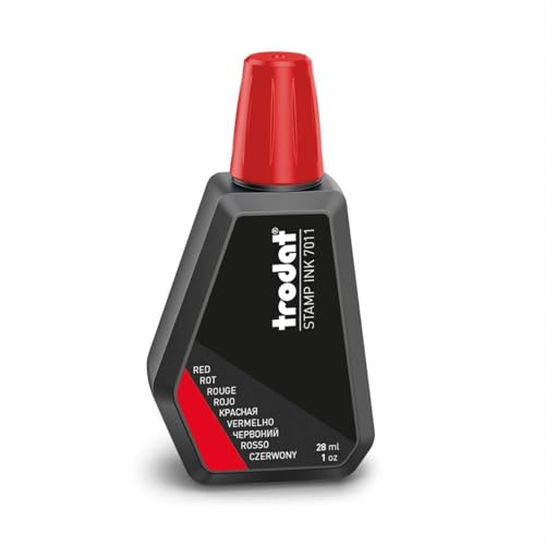 Trodat 7011 Stempelfarbe, 28 ml, rot