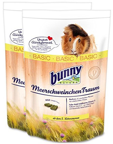 2 x 4 kg = 8 kg Bunny Meerschweinchen Traum Basic FRISCH Meerschweinchentraum