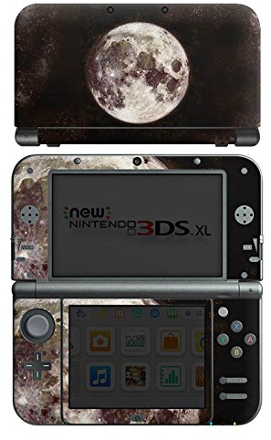 DeinDesign Skin kompatibel mit Nintendo New 3DS XL Folie Sticker Erde Mond Weltall