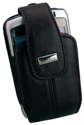 BlackBerry Funda giratoria de Cuero para teléfonos de la Serie 8300 - Negro