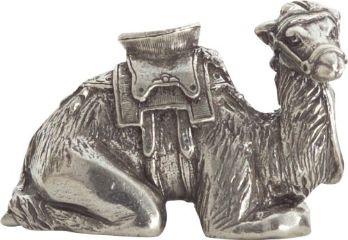DANFORTH Camel Sitting Nativity Figurine – Handcrafted Pewter Nativity Figurines – 1 3/16” Tall, Made in USA