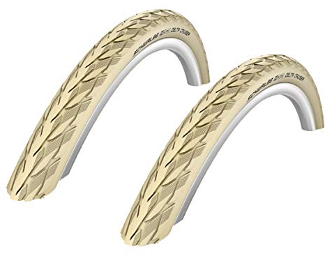 Delta Cruiser 01022816C2 2 x Schwalbe Fahrradreifen Decke Creme 37-622 - 28 x 1.40