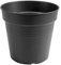 Elho Green Basics Pot De Culture 19 - Growpot - Living Noir - Intérieur & Extérieur - Ø 19 x H 17.5 cm