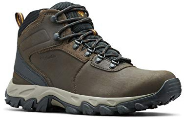 Columbia Newton Ridge Plus II-Impermeabile, Scarpe da Escursionismo Uomo, Verde Cordovan Squash, 46 EU Larga