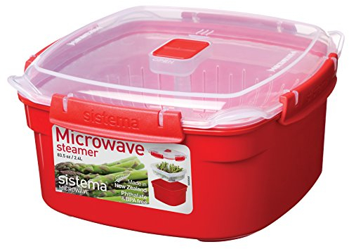 Sistema SI1102 Mikrowellen-Dampfgarer-SI1102 Mikrowellen-Dampfgarer, Kunststoff, Schwarz