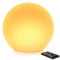 Mr.Go 16 Waterproof LED Light RGB Color Changing Ball Lamp Sphere Mood Light with Remote, 16 Colors, Adjustable Brightness & Rythm, Rechargeable Orb Decorate Lighting for Garden Patio Party Lawn