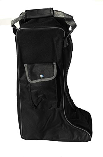 Rhinegold 0 Long Boot Bag Stiefeltasche, Schwarz, Einheitsgröße