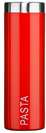 Premier Housewares Liberty Pasta Canister - Red, H28 x W10 x D10cm