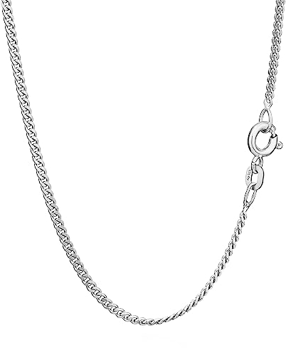 NKlaus 42cm Panzerkette 925 Silber elegante Halskette Breite: 1,7mm Collier 3,3g schwer 1807