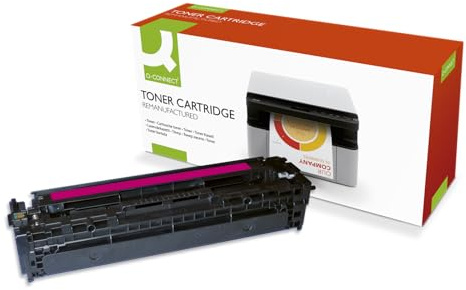 Q-Connect Compatible Solution HP 125A LaserJet Toner Cartridge Magenta CB543A-COMP