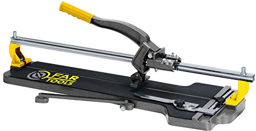 Fartools Coupe carrelage manuel, longueur de coupe maxi 6750mm, capacité de coupe maxi 20mm, molette carbure 22x6x2mm, livré avec sac nylon