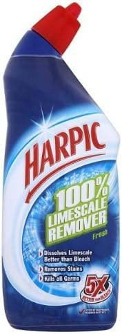 Harpic Limescale Remover Fresh 750ml (Pack of 6) – Powerful Toilet Cleaner for Tough Stains