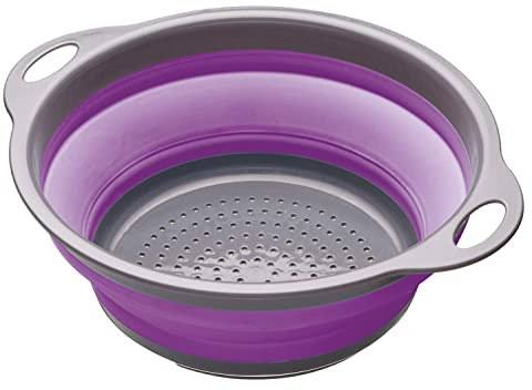 Colourworks Passoire rétractable 2 poignées (Violet)