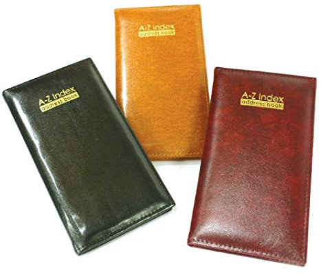 AtlonaTallon Slim Executive Padded Address Book, Assorted , 6126