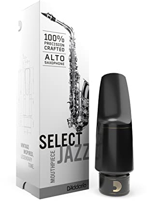 D'Addario Select Jazz - Bocchino per sax alto D6, apertura 1,98 mm