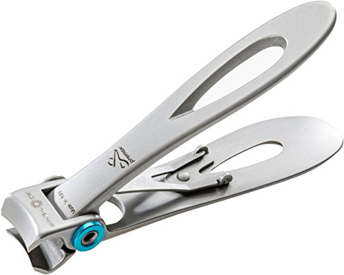 REMOS Tagliaunghie professionale per unghie dei piedi in acciaio inox blu 9 cm