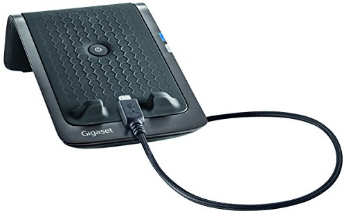 Gigaset LM550 Ladestation (geeignet für Android Smartphones - Anrufweiterleitung vom Handy auf das Dect-Telefon zuhause, Schnelllade-Funktion) schwarz