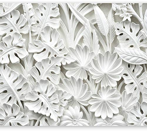 Fotomurales B&D XXL - 350x256 cm XXL Papel pintado tejido no tejido Decoración de Pared decorativos Murales moderna Diseno Fotográfico blanco f-B-0038-a-a