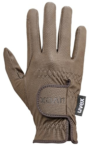 Uvex Sportstyle - dehnbarer Reithandschuh für Damen und Herren - exzellenter Grip & strapazierfähig - touchscreenfähig - Braun - 7.5