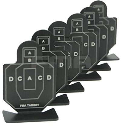 FMA Metal Practice Airsoft/Airgun Target Type B - Pack of 6
