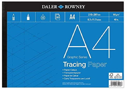 Graphic Series Tracing Pad A4 90G 50SH