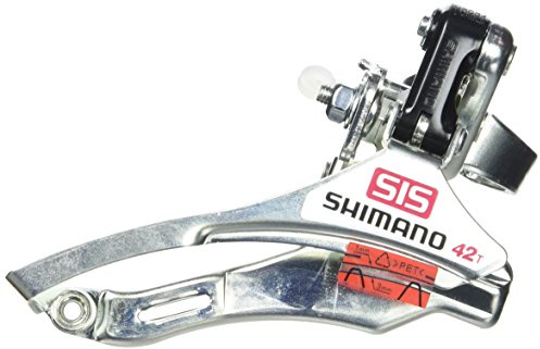 Shimano – Universal Schaltwerk (MTB/Route) Modell TY10 Durchmesser Befestigung 31,8 mm – Montage Maximum 42 Zähne – Kabel Ziehung Unten – Schwarz