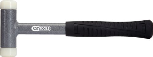 KS Tools 140.5273 Mazzuola, Antirimbalzo, con Manico Tubolare in Acciaio Indeformabile