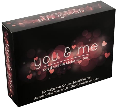 Creative Conceptions Spiel für Paare mit erotischen Aufgaben, enthält 1 Würfel, 1 Sanduhr, 90 Karten, Spezial Karten und 2 Joker auf Deutsch