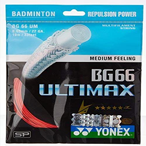 YONEX Ultimax BG 66 Badmintonsaiten, 0,65 mm