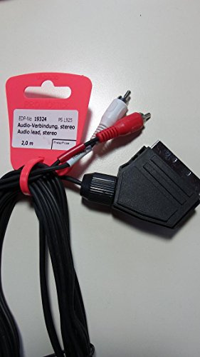 Vivanco - Cable de audio (1 euroconector macho -> 2 RCA macho 2 m)