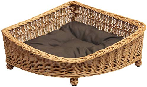 Prestige Wicker Willow Pet Corner Basket, Small