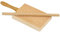 ELETTRO CENTER Item 298 Ridged Gnocchi Board and Garganelli Pasta Rod, Wooden, Beige