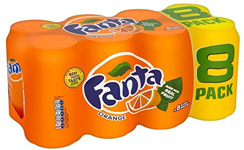 Fanta Orange (8x330ml) - Pack of 2