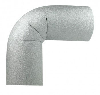 5 x Rohrisolierung, Bogen mit 42mm Durchmesser, 13mm Isolierung selbstklebend