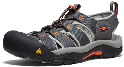 KEEN Men's Newport H2 Sandal, Magnet Nasturtium, 9 UK
