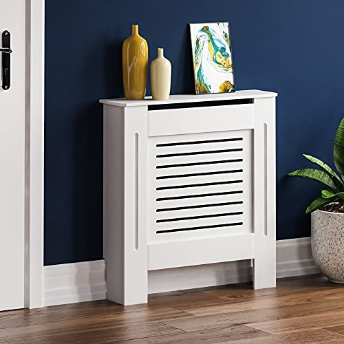 Home Discount - mueble blanco de cobertura para radiador