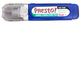 Presto! Multipurpose Correction Pen, 12 ml, White, Sold as Pack of 3