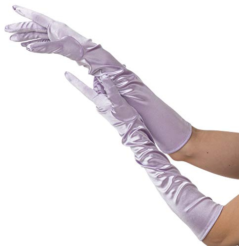 Stylex Party Long Lilac 1920 Gloves Fancy Dress Wedding Bridal Prom Evening Gloves