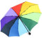 iX-brella extra Stabiler Regenschirm 10-teilig Auf-Zu-Automatik - Regenbogen bunt