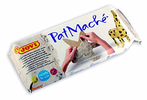 Jovi Pappmaché, gebrauchsfertige Papiermasse zum Modellieren, lufttrocknend, 1 Packung mit 680 g