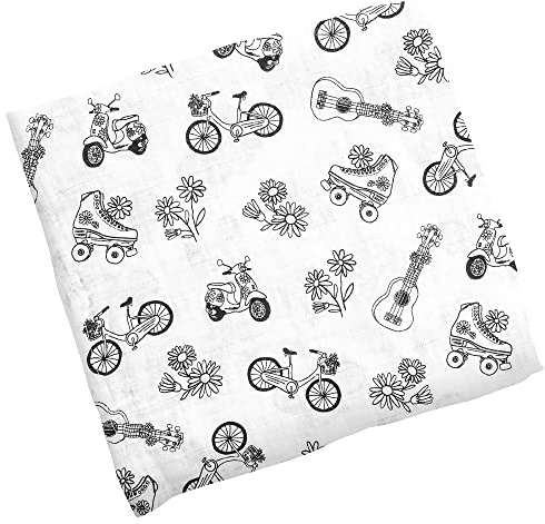 Stephen Joseph, Muslin Swaddle Blanket for Baby Girls and Boys, Newborn Receiving Blanket for Swaddling, 100% Cotton Baby Swaddle Wrap, Receiving Swaddle Wrap, 47 x 47 inches