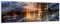 Glasbild - Abstrakte Kunst LVI - 120x40 cm - Deko Glas - Wandbild aus Glas - Bild auf Glas - Moderne Glasbilder - Glasfoto - Echtglas - kein Acryl - Handmade