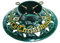 Gusseisen 35,6 cm Merry Christmas Tree Stand – Grün