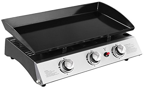 Happy Garden Plancha au gaz SÉVILLE - 3 brûleurs 7,5kW